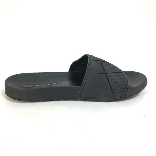 PRADA Sandals 4X3204 rubber black logo 6