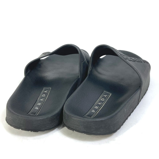 PRADA Sandals 4X3204 rubber black logo 6