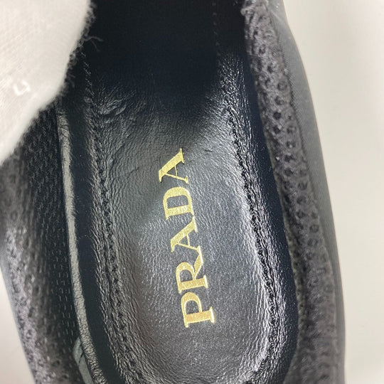 PRADA Slip-on Nylon black Shoes Sneakers robot Women 35 Used Authentic