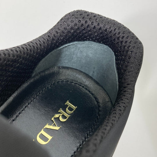 PRADA Slip-on Nylon black Shoes Sneakers robot Women 35 Used Authentic