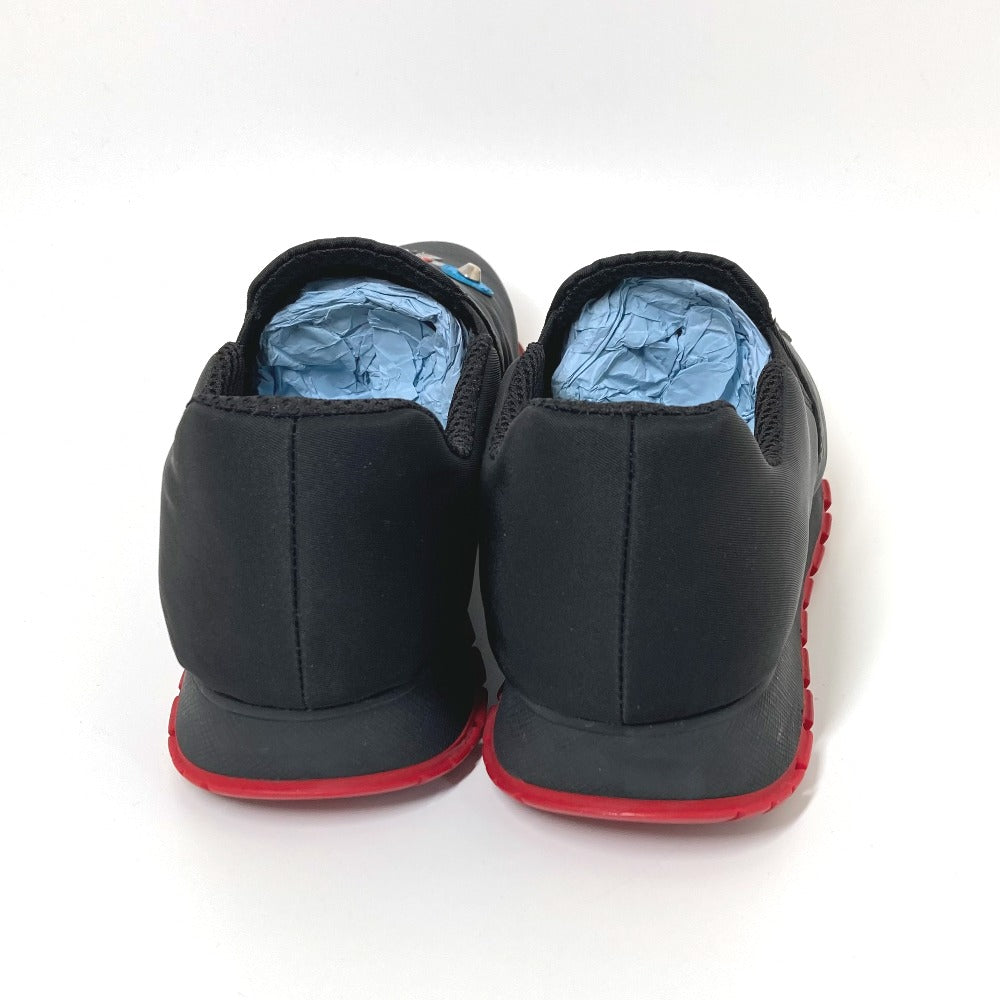 PRADA Slip-on Nylon black Shoes Sneakers robot Women 35 Used Authentic