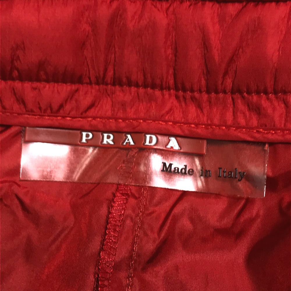 PRADA Shorts 1H2055 Nylon Red PRADA Sports With logo mens 40 Used Authentic