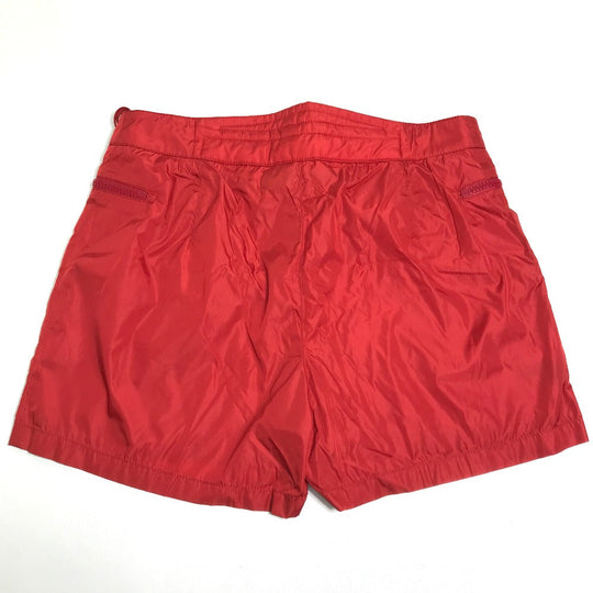 PRADA Shorts 1H2055 Nylon Red PRADA Sports With logo mens 40 Used Authentic