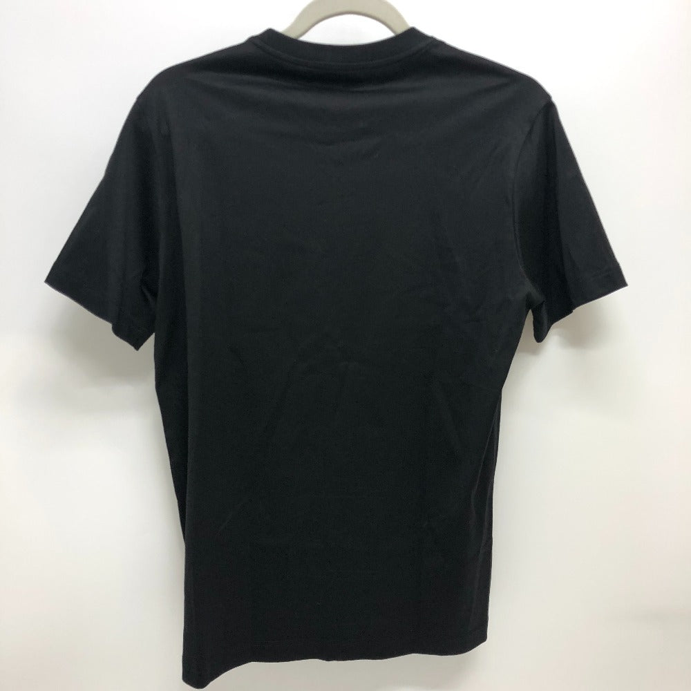 PRADA Short sleeve T-shirt UJN656 cotton black Interlock mens ‚r Used Authentic