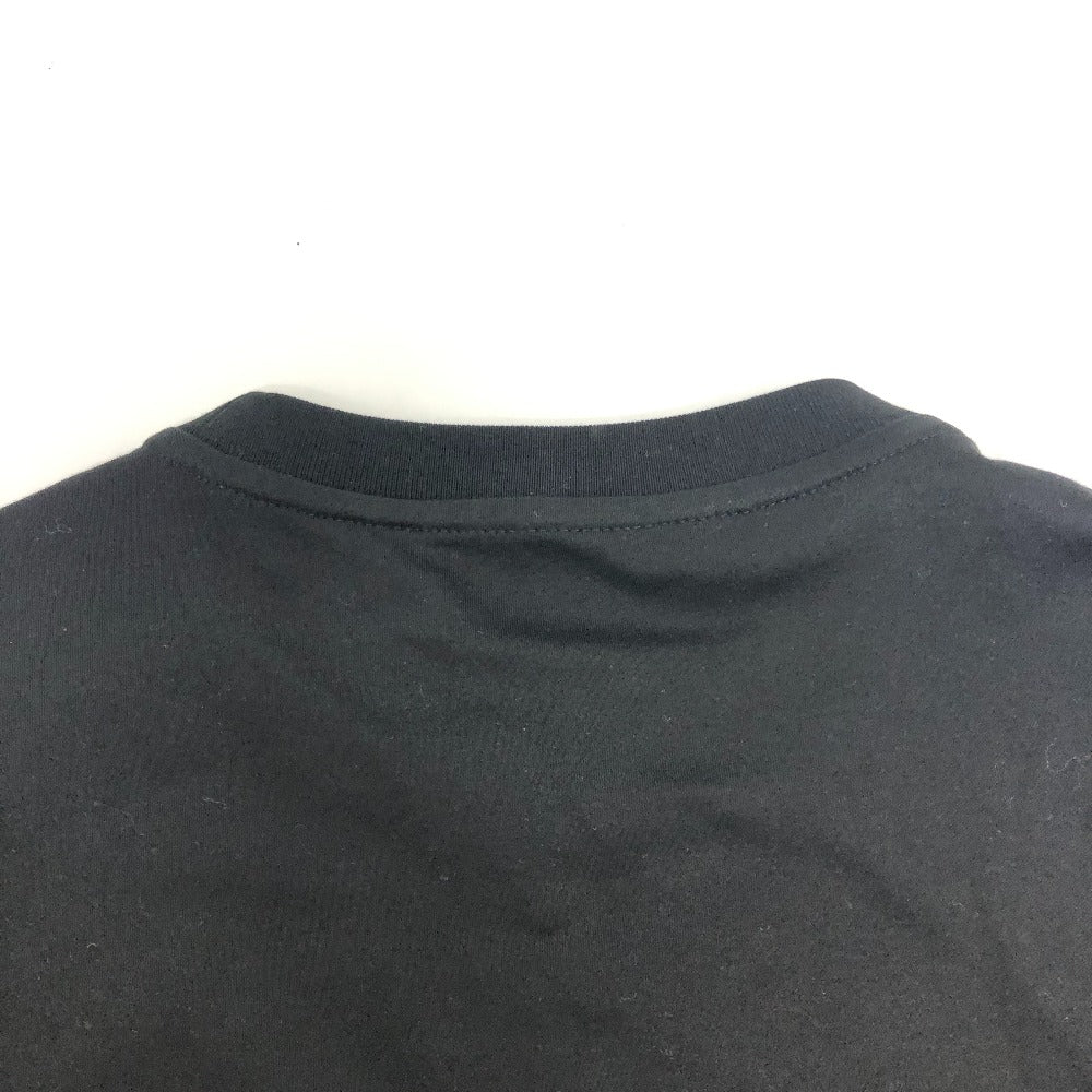 PRADA Short sleeve T-shirt UJN656 cotton black Interlock mens ‚r Used Authentic