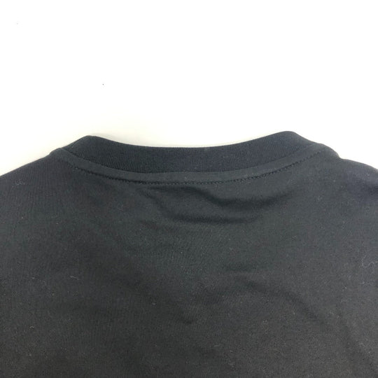 PRADA Short sleeve T-shirt UJN656 cotton black Interlock mens ‚r Used Authentic