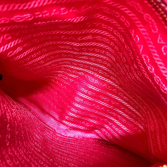 PRADA Tote Bag BR4634 Nylon / leather pink Gojaguard