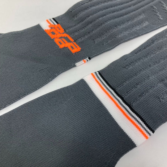 PRADA gloves 27388 polyester gray logo Women L Used Authentic