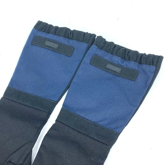 PRADA Glove Nylon, Rayon black logo long Women 7.5 Used Authentic