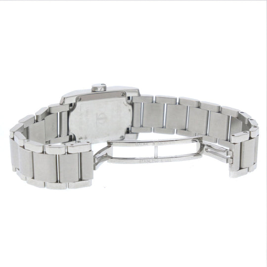 Baume & Mercier Watches Quartz Stainless Steel Silver Diamond Bezel Diamant Women Used Authentic