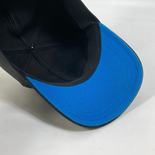 PRADA cap cotton black logo mens M Used Authentic