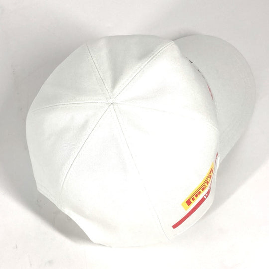 PRADA cap cotton white logo LunaRosa Luna Rossa S