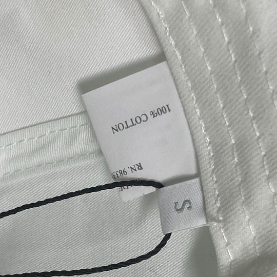 PRADA cap cotton white logo LunaRosa Luna Rossa S