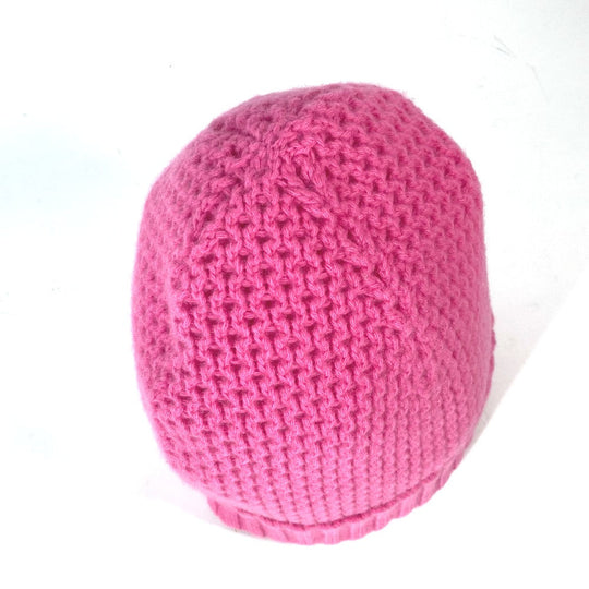 PRADA Knit hat Wool / cashmere pink mens(Unisex) Used Authentic