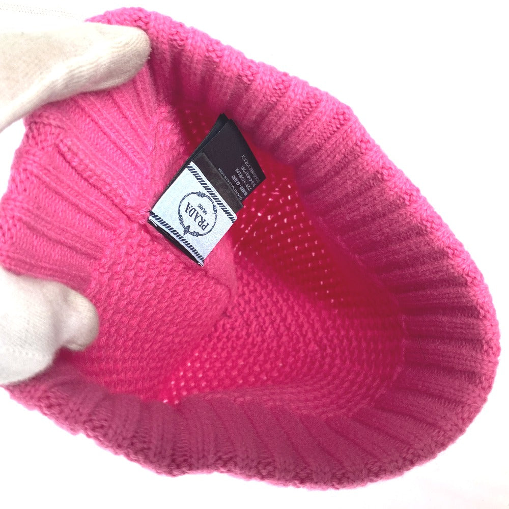 PRADA Knit hat Wool / cashmere pink mens(Unisex) Used Authentic