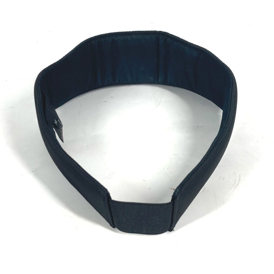 PRADA Sun visor Nylon black Triangle logo plate Women M Used Authentic