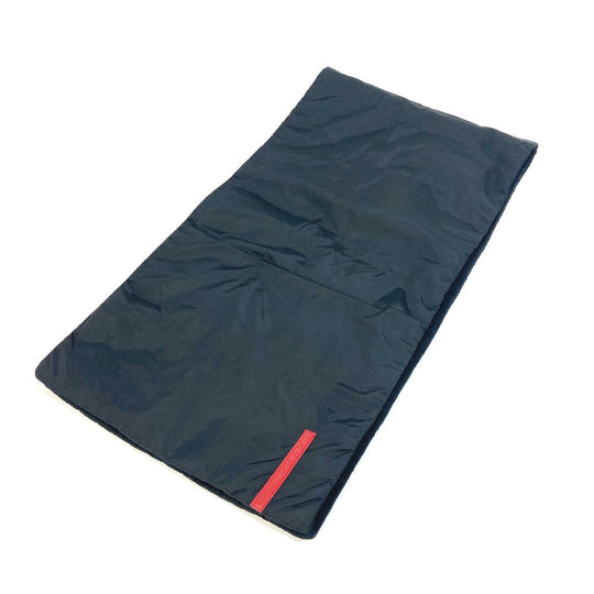 PRADA Scarf Nylon black PRADA Sports scarf Women Used Authentic