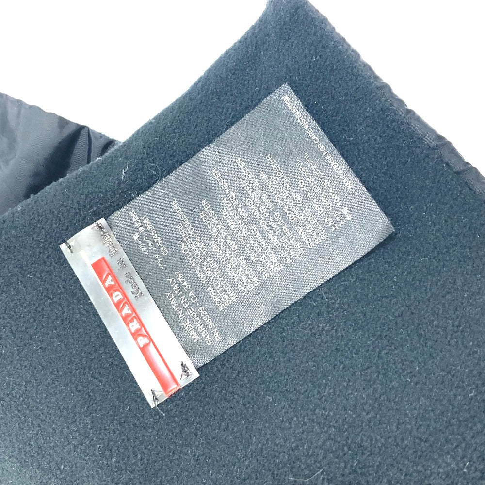PRADA Scarf Nylon black PRADA Sports scarf Women Used Authentic
