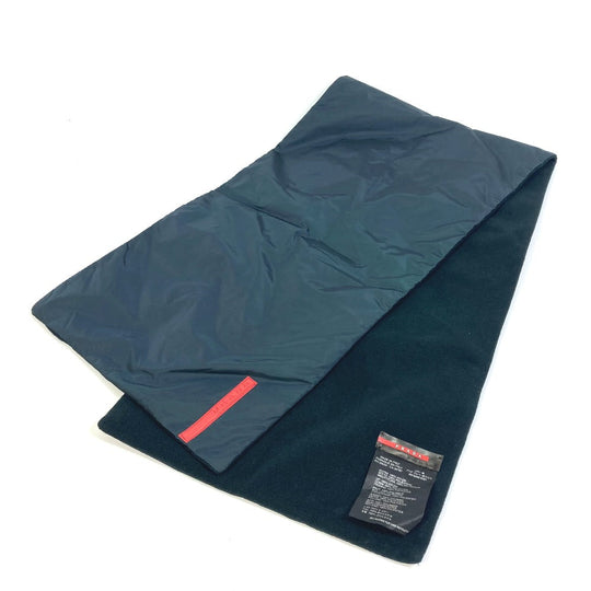 PRADA Scarf Nylon, Polyester black sportssports scarf Women Used Authentic