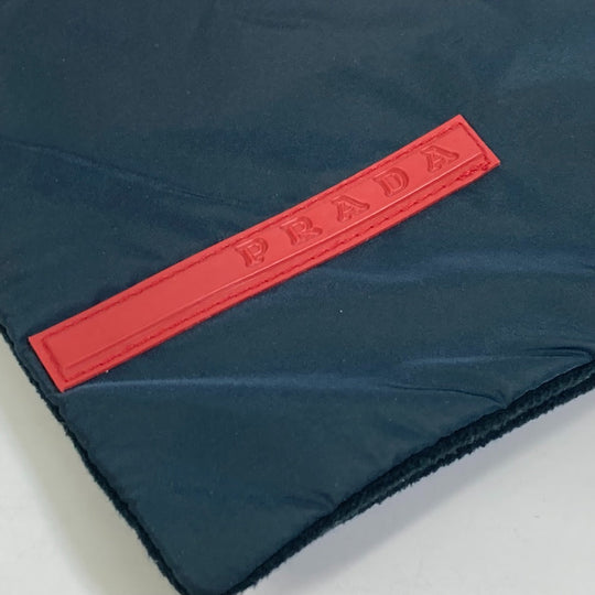 PRADA Scarf Nylon, Polyester black sportssports scarf Women Used Authentic