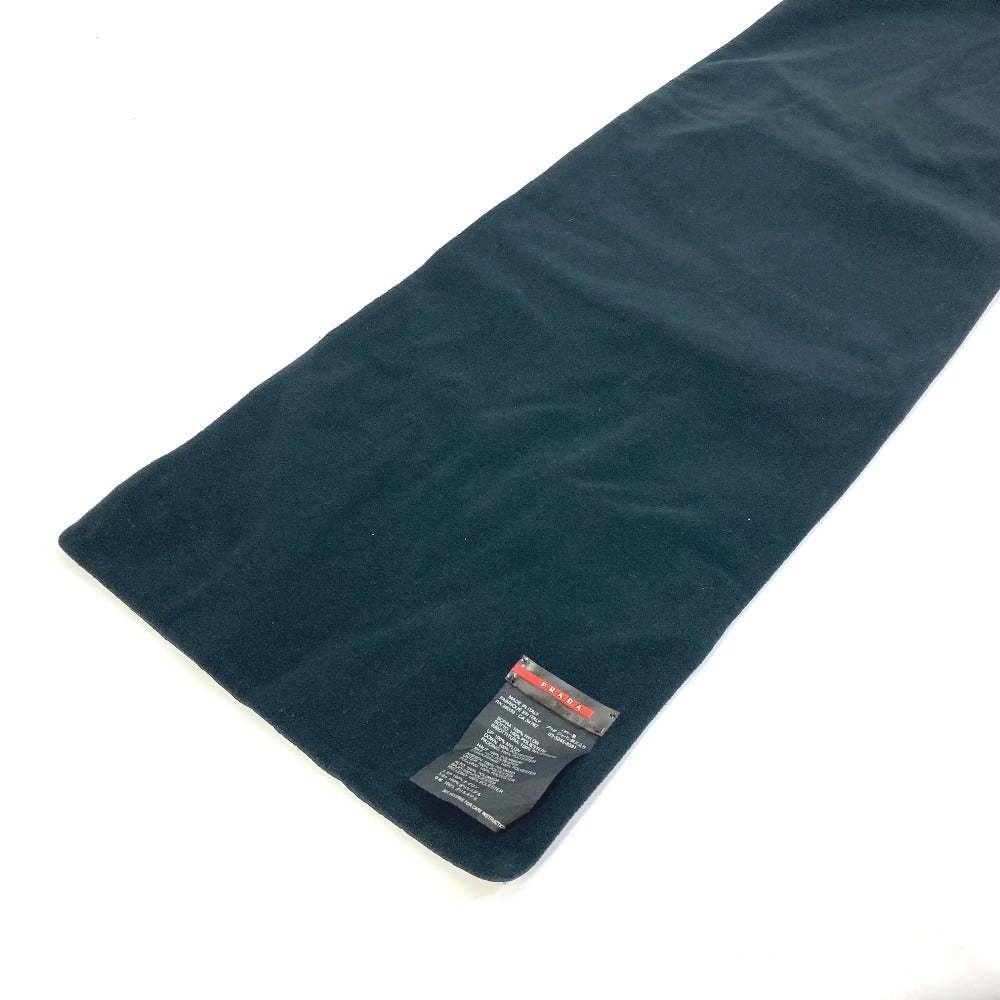 PRADA Scarf Nylon, Polyester black sportssports scarf Women Used Authentic