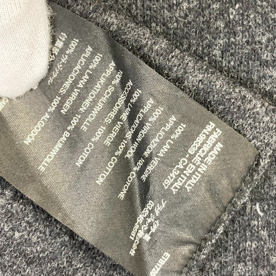 PRADA Scarf cotton gray Sports logo mens Used Authentic