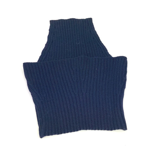 PRADA Scarf wool Navy neck warmer unisex(Unisex) Used Authentic