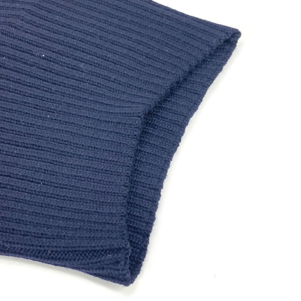 PRADA Scarf wool Navy neck warmer unisex(Unisex) Used Authentic