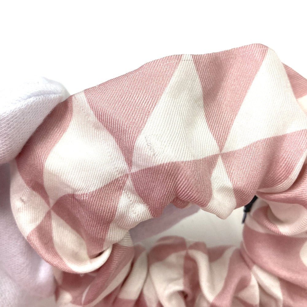 PRADA hair accessory 1IF015 Nylon pink Triangle logo plate logo Women Used Authentic