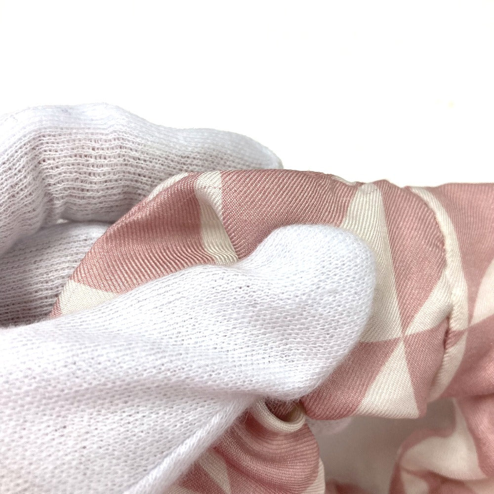 PRADA hair accessory 1IF015 Nylon pink Triangle logo plate logo Women Used Authentic