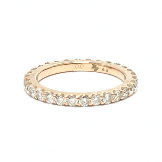 Ponte Vecchio Ring D1.0ct gold Da Earring full eternity diamond