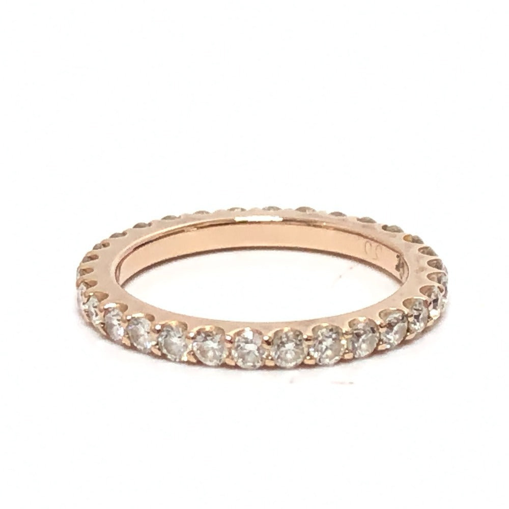 Ponte Vecchio Ring D1.0ct gold Da Earring full eternity diamond