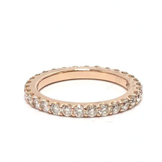 Ponte Vecchio Ring D1.0ct gold Da Earring full eternity diamond