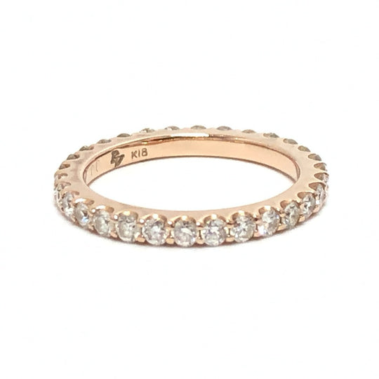 Ponte Vecchio Ring D1.0ct gold Da Earring full eternity diamond