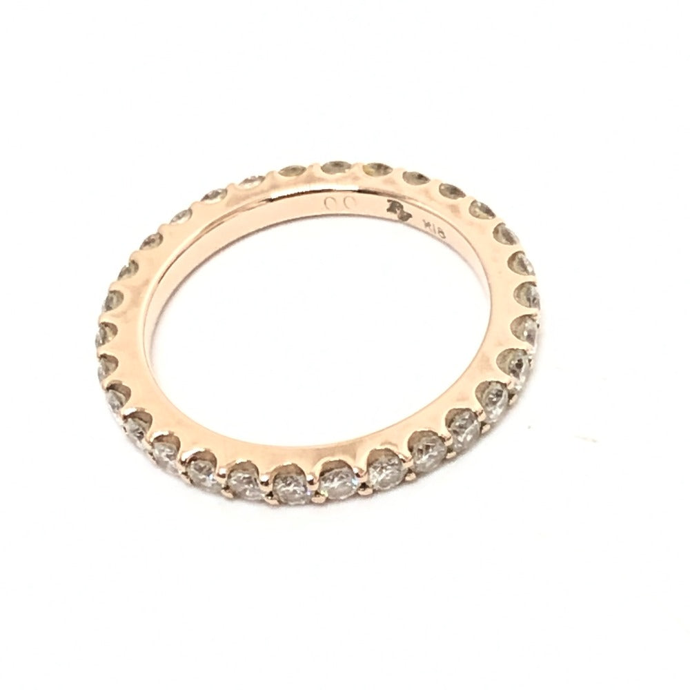 Ponte Vecchio Ring D1.0ct gold Da Earring full eternity diamond