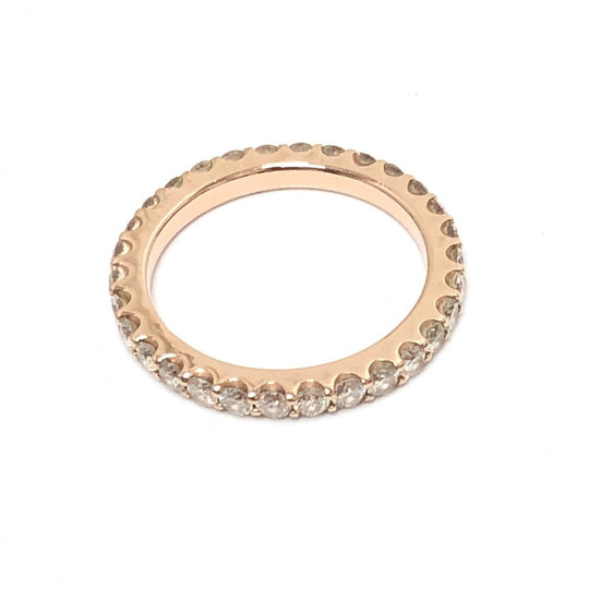 Ponte Vecchio Ring D1.0ct gold Da Earring full eternity diamond