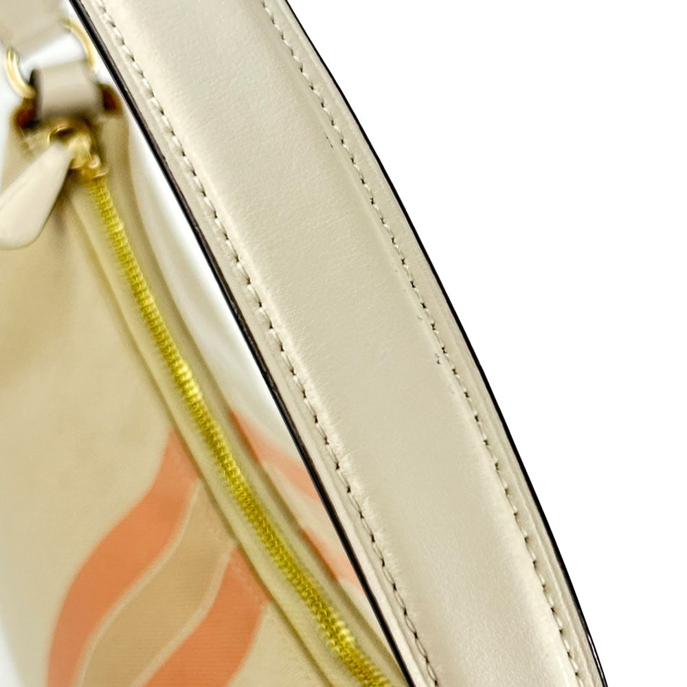 COACH Shoulder Bag F73159 Canvas, Leather beige Women Used Authentic