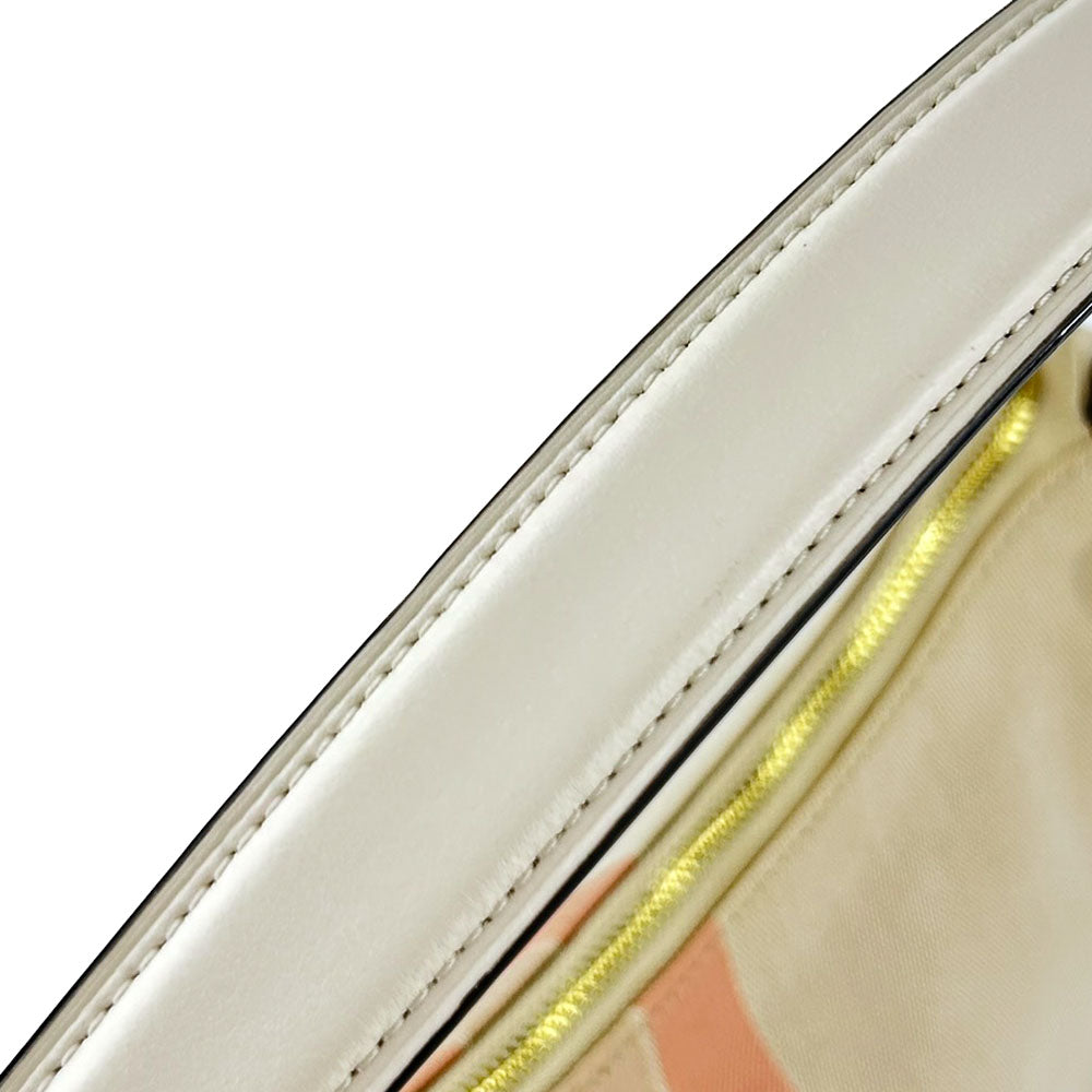 COACH Shoulder Bag F73159 Canvas, Leather beige Women Used Authentic