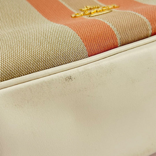 COACH Shoulder Bag F73159 Canvas, Leather beige Women Used Authentic