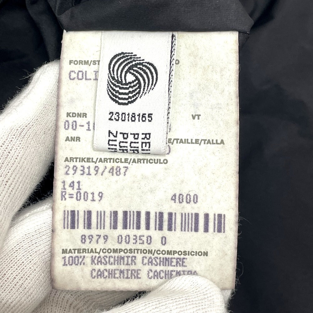 HUGO BOSS Blouson cashmere black Long sleeve zip up double zipper mens 50 Used Authentic
