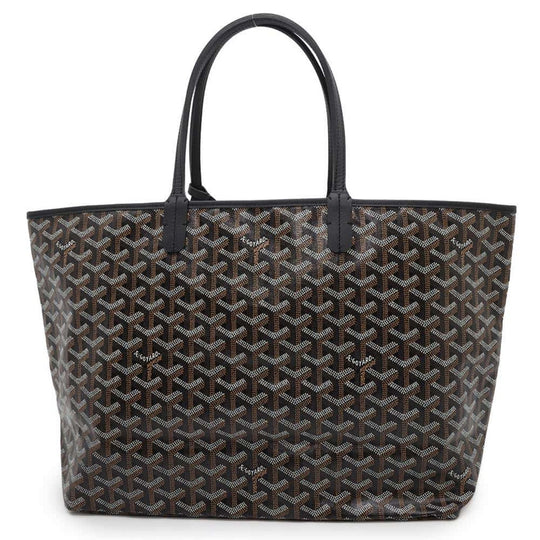 GOYARD Saint Louis PVC Leather Black Tote Preloved