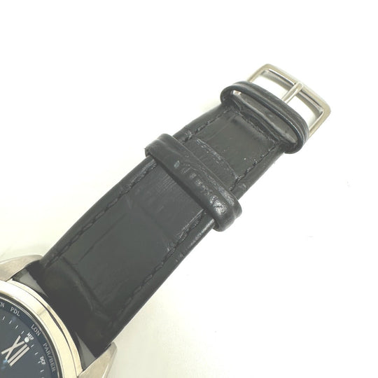 SEIKO Watches Solar Powered Radio Watch 7B75-0AB0 Stainless Steel Silver Seiko Selection Solar Powered black dial mens Used Authentic