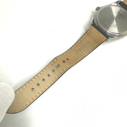 SEIKO Watches Solar Powered Radio Watch 7B75-0AB0 Stainless Steel Silver Seiko Selection Solar Powered black dial mens Used Authentic