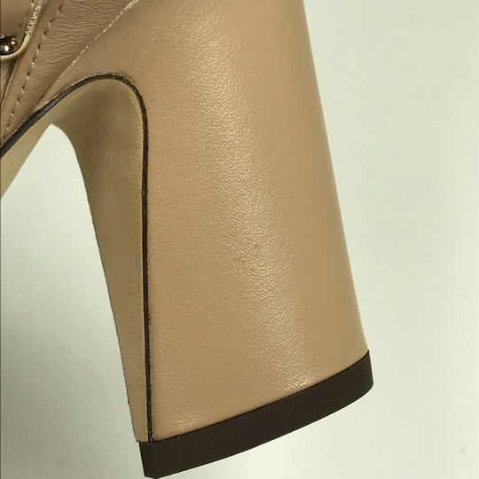 JIMMY CHOO Sandals Sequin beige shoes strap Women 35 1/2 Used Authentic