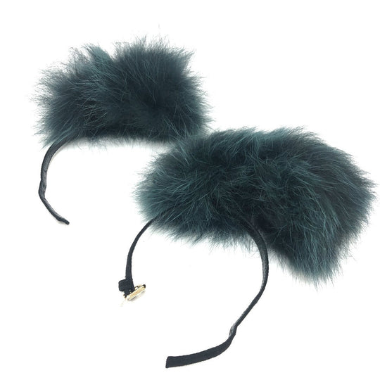 JIMMY CHOO pumps suede black With fur Women 36 Used Authentic