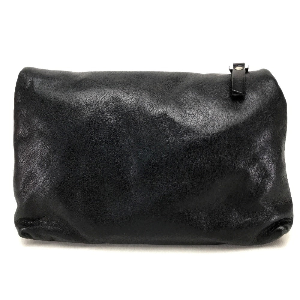 JIMMY CHOO Shoulder Bag leather black quilting Men's Women unisex(Unisex) Used Authentic