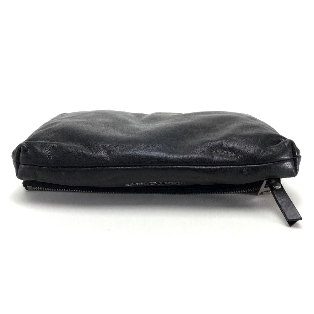 JIMMY CHOO Shoulder Bag leather black quilting Men's Women unisex(Unisex) Used Authentic