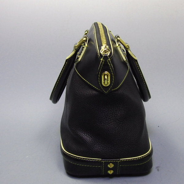 LOUIS VUITTON Handbag M91875 Calfskin Noir (Black) Handbag Suhari LockitPM Women Used Authentic