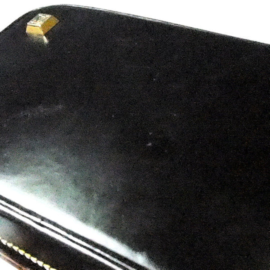LOUIS VUITTON Handbag M91875 Calfskin Noir (Black) Handbag Suhari LockitPM Women Used Authentic