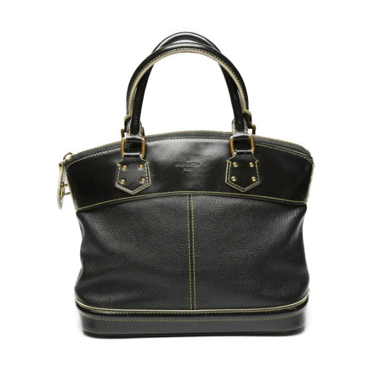 LOUIS VUITTON Handbag M91875 Calfskin Noir (Black) Handbag Suhari LockitPM Women Used Authentic